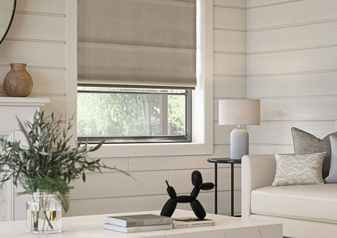 Ultra Luxe Velvet, Hare - Motorised Roman Blind - Image 5